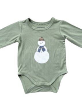 Baby Sprouts - LS Bodysuit (Snowman)